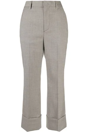 Dsquared2 Houndstooth pattern cropped trousers