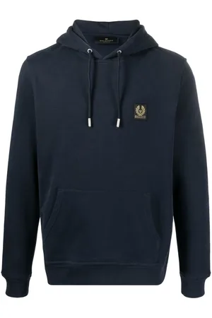 Belstaff Logo-patch cotton hoodie