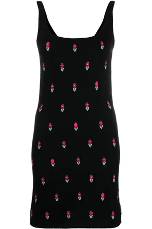Barrie Floral knitted minidress