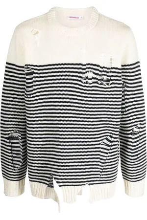 Charles Jeffrey Loverboy Striped crew-neck jumper