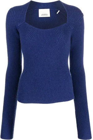 Isabel Marant Square-neck knitted jumper