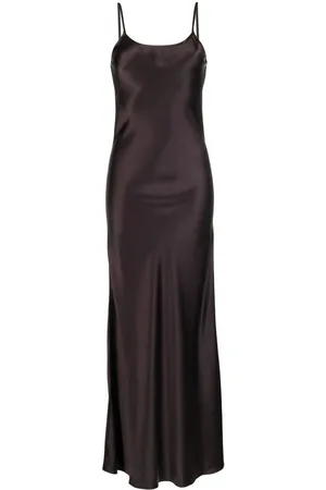 Voz Liquid silk slip dress