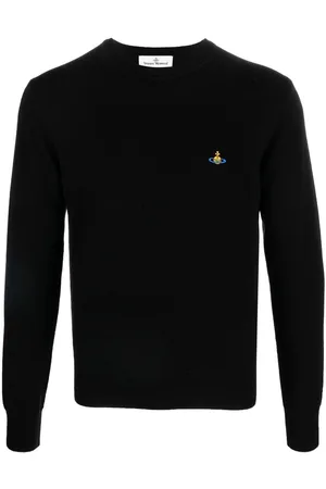 Vivienne Westwood Orb-embroidered fine knit jumper