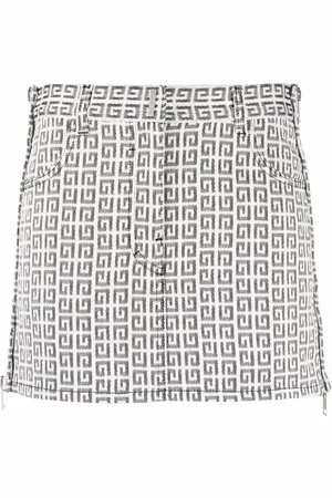 Givenchy Monogram-pattern miniskirt