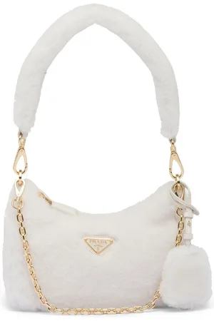 Prada Re-Edition shearling mini bag