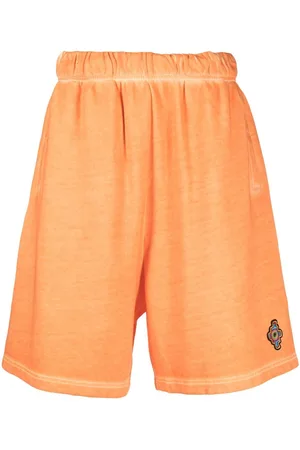 MARCELO BURLON Logo patch knee-length shorts