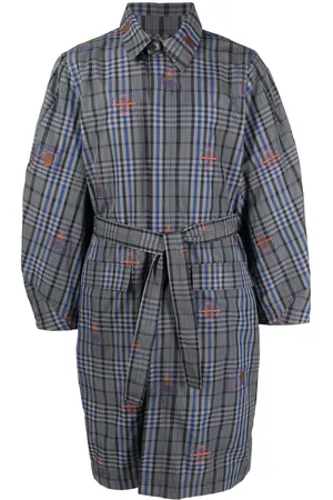 HENRIK VIBSKOV Check-pattern shirt-coat