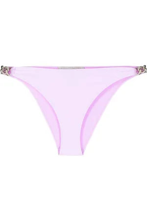 Stella McCartney Logo embellished bikini bottoms