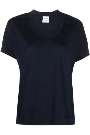 Barrie Short-sleeve cashmere top