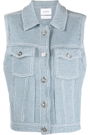 Barrie Knitted sleeveless jacket