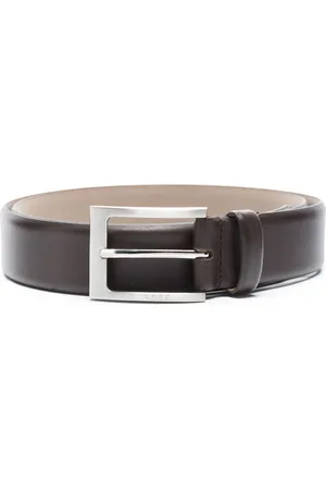HUGO BOSS Engraved logo buckle belt
