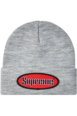 Supreme Oval logo patch beanie