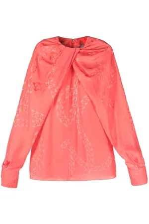Stella McCartney Chain-link print blouse