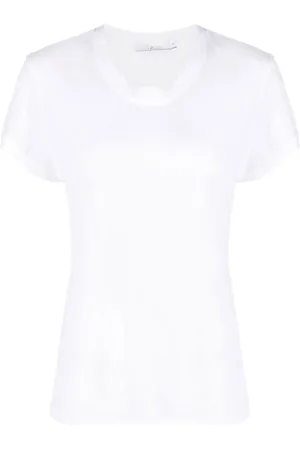 IRO Short-sleeved linen T-shirt