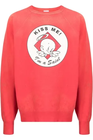 SAINT MXXXXXX Graphic print crew neck sweatshirt