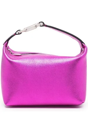 Eera Metallic-finish tote bag