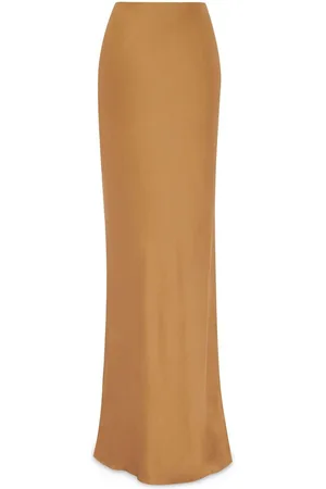 Saint Laurent Silk floor-length skirt
