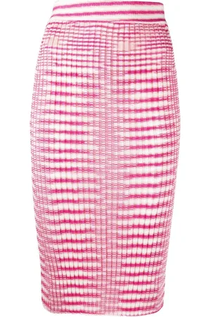 Missoni Striped rib-knit skirt