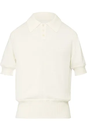 Maison Margiela Four-stitch knitted polo shirt