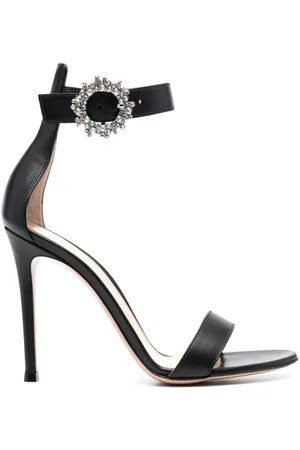 Gianvito Rossi Portofino 110mm crystal-buckle sandals
