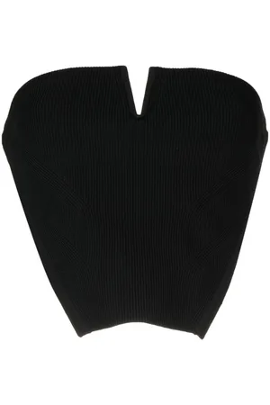 DION LEE Angled rib bustier corset