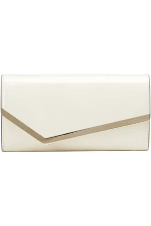 Jimmy Choo Emmie leather clutch bag