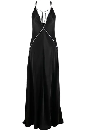 Stella McCartney Crystal-embellished V-neck gown