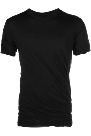 Rick Owens Ruched short-sleeved T-shirt