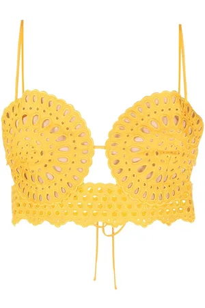Stella McCartney Broderie-anglaise cropped top
