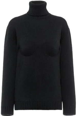 Prada Bustier structure turtleneck jumper