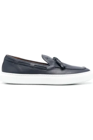 Fratelli Rossetti Tassel-detail leather boat shoes