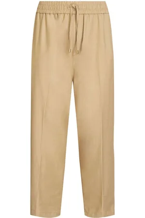 Etro Elasticated-waist straight-leg trousers