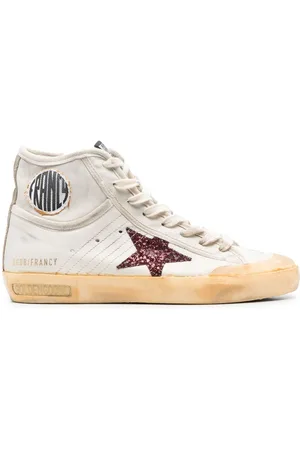 Golden Goose Distressed high-top sneakers
