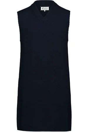 Maison Margiela V-neck knitted minidress