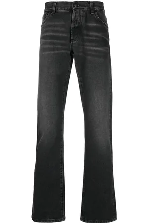 MARCELO BURLON Medium Stone Cross slim-fit jeans
