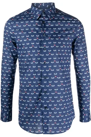 Etro Graphic-print long-sleeve shirt