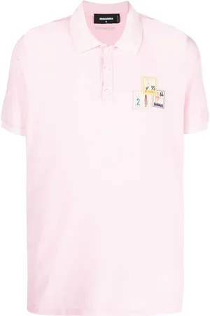 Dsquared2 Stamp-appliqué short-sleeve polo shirt