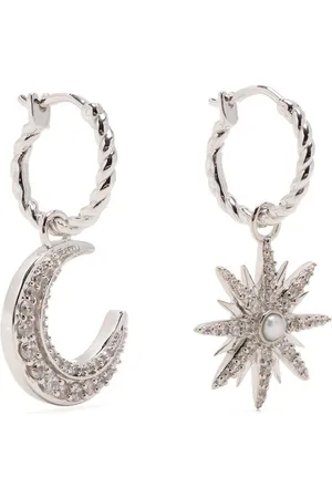 Missoma X Harris Reed Moonlight hoop earrings