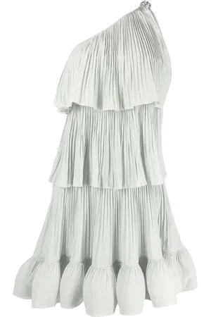 Lanvin Pleated one-shoulder dress