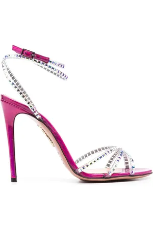 Aquazzura Gem-embellished 110mm heeled sandals