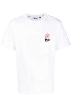 GCDS Star-patch logo-print T-shirt