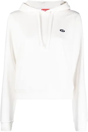 Diesel Logo-patch drawstring hoodie