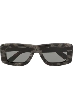 Retrosuperfuture Tortoiseshell-effect rectangle-frame sunglasses