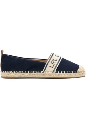 Ralph Lauren Caylee logo-print espadrilles