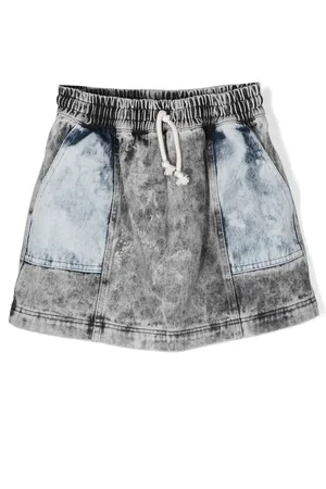 Le pandorine Stonewashed denim skirt