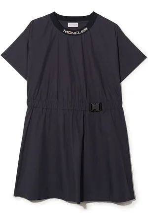 Moncler Belted poplin T-shirt dress