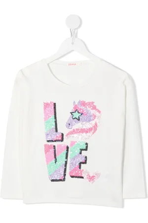 Billieblush Sequin-embellished sweatshirt