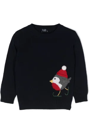 Il gufo Robin Tricot-Knit sweater
