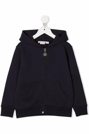 BONPOINT Slogan zipped hoodie