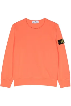 Stone Island Logo-patch long-sleeve sweatshirt
